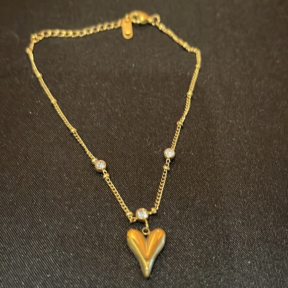 NEW 18k Gold Plated Ankle Bracelet Anklet - Picture 2 of 7